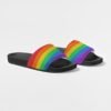 LGBTQ+ Flag Men’s Slide Sandals