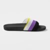 Non Binary Flag Women’s Shoe Size Slide Sandals