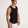 Bisexual Rainbow – Black – Men’s Sport Tank