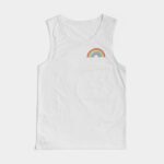 LGBTQ+ Rainbow – White – Men’s Sport Tank