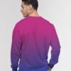 Bisexual Ombré Men’s Classic French Terry Crewneck Pullover