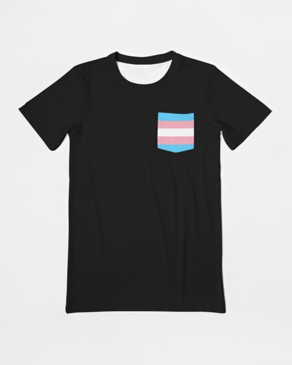 Transgender Pride Flag Pocket Tee
