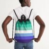 MLM Gay Pride Flag Canvas Draw String Bag