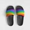 LGBTQ+ Flag Men’s Slide Sandals