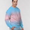 Transgender Ombré Men’s Classic French Terry Crewneck Pullover