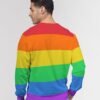 LGBTQ+ Flag Men’s Classic French Terry Crewneck Pullover