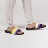 Non Binary Flag Men’s Shoe Size Slide Sandals