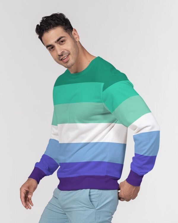 MLM Gay Flag Men’s Classic French Terry Crewneck Pullover
