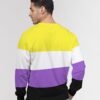 Non Binary Flag Classic French Terry Crewneck Pullover