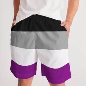 Asexual Flag Men’s Jogger Shorts