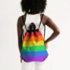 LGBTQ+ Pride Flag Canvas Draw String Bag