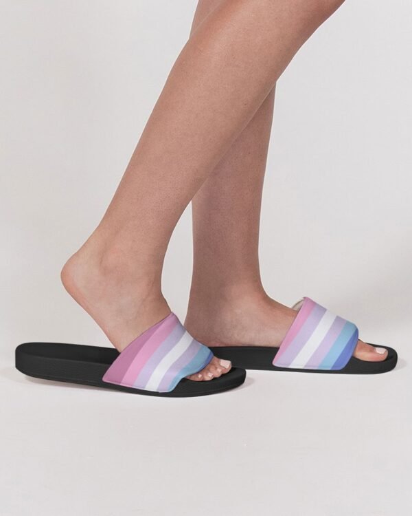 Bigender Flag Women’s Slide Sandals