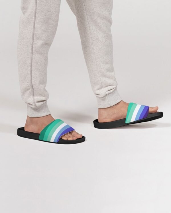 MLM Gay Flag Men’s Slide Sandals