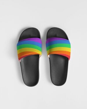 LGBTQ+ Flag Women’s Slide Sandals