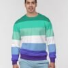 MLM Gay Flag Men’s Classic French Terry Crewneck Pullover