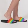 LGBTQ+ Flag Women’s Slide Sandals