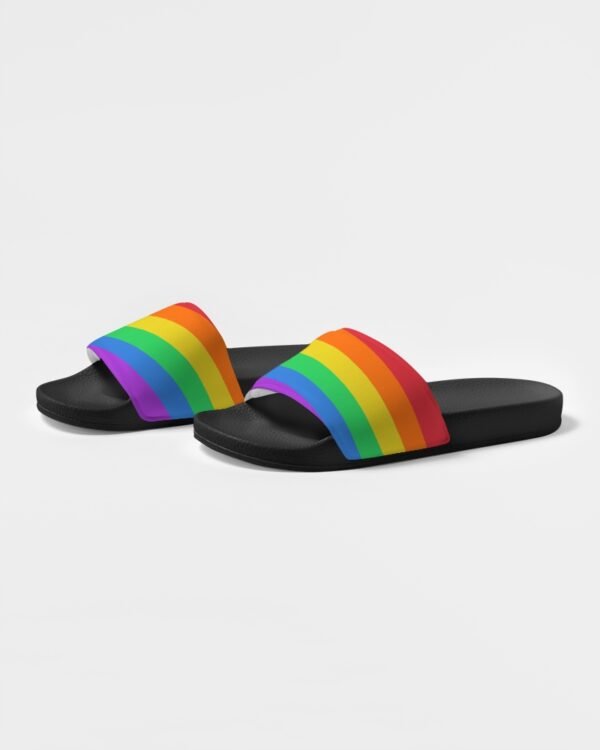 LGBTQ+ Flag Men’s Slide Sandals