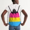 Pansexual Pride Flag Canvas Draw String Bag