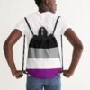 Asexual Pride Flag Canvas Draw String Bag