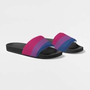 Bisexual Flag Women’s Slide Sandals