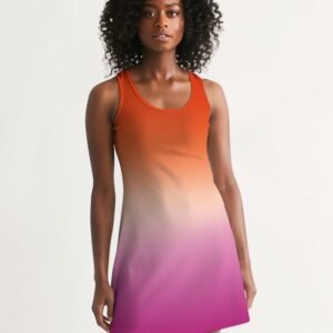 Lesbian Gradient Women’s Racerback Dress