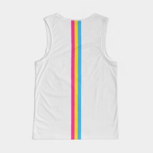 Pansexual Rainbow – White – Men’s Sport Tank