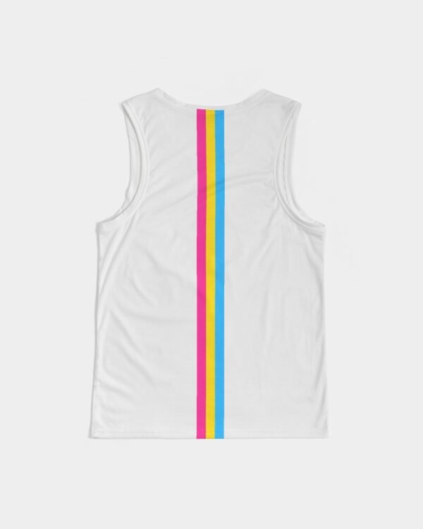 Pansexual Rainbow – White – Men’s Sport Tank