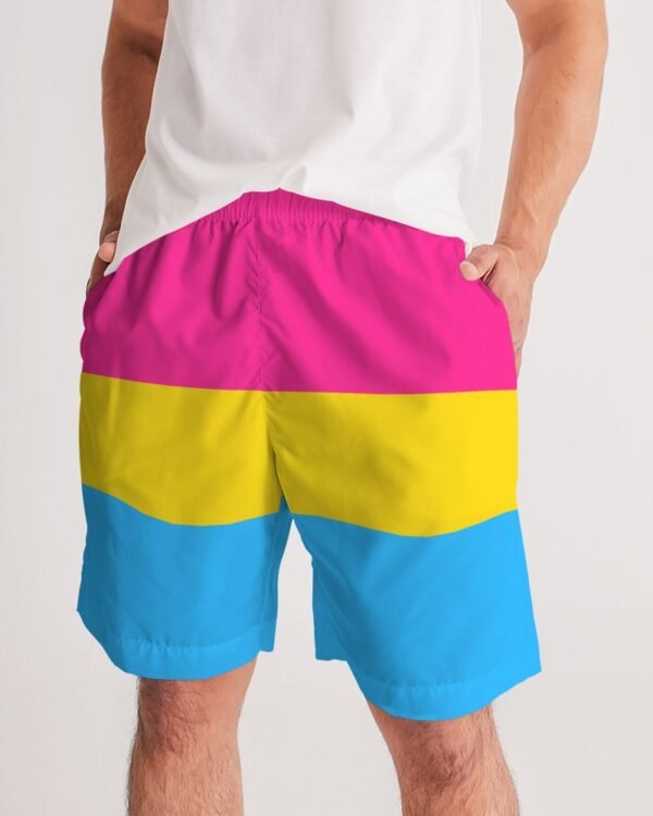 Pansexual Flag Men’s Jogger Shorts