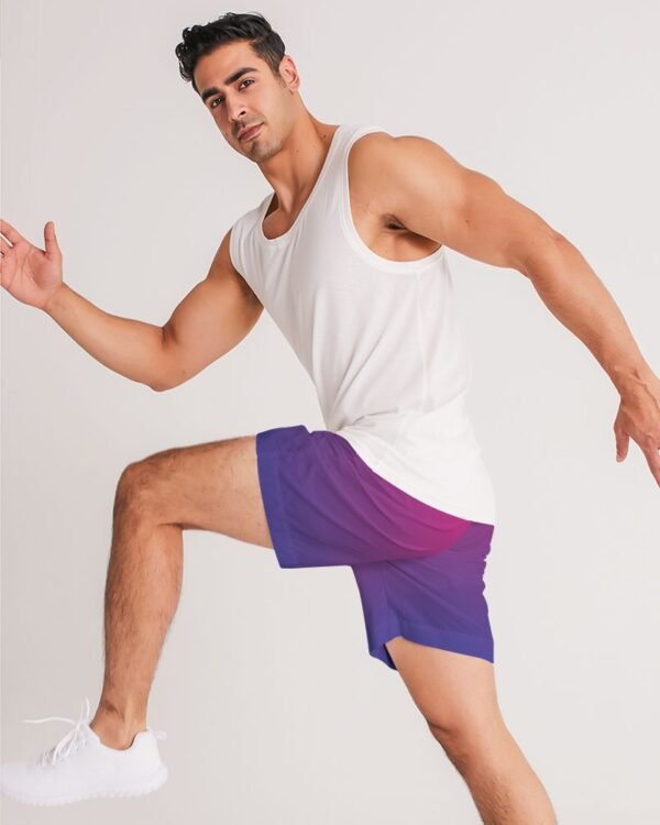 Bisexual Ombre Men’s Jogger Shorts