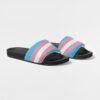 Transgender Flag Men’s Slide Sandals