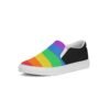 LGBT Rainbow Stripes Men Slip-On Canvas Shoe