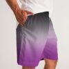 Asexual Ombré Men’s Jogger Shorts