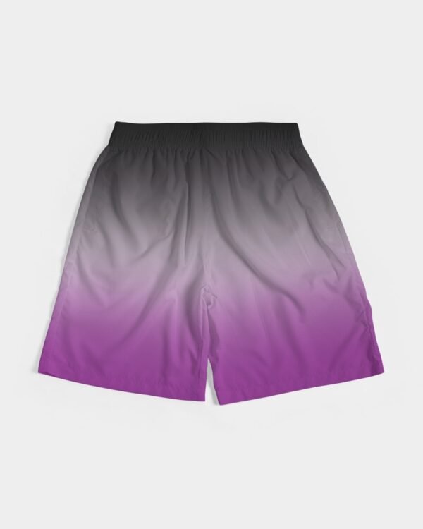Asexual Ombré Men’s Jogger Shorts