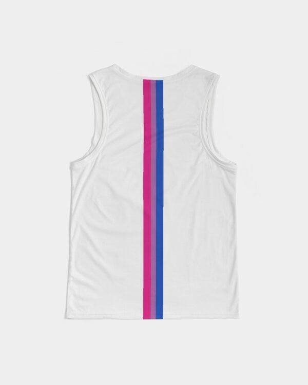 Bisexual Rainbow – White – Men’s Sport Tank