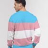 Transgender Flag Men’s Classic French Terry Crewneck Pullover