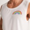 LGBTQ+ Rainbow – White – Men’s Sport Tank