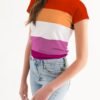 Lesbian Flag Women’s Tee