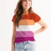 Lesbian Flag Women’s Tee