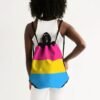 Pansexual Pride Flag Canvas Draw String Bag