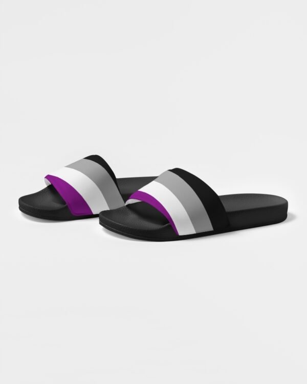 Asexual Flag Men’s Slide Sandals