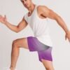 Asexual Ombré Men’s Jogger Shorts