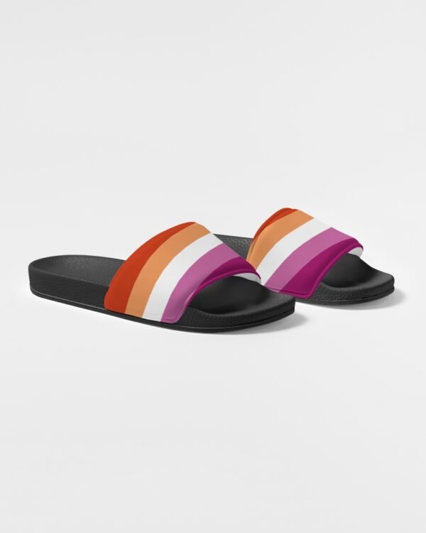 Lesbian Flag Women’s Slide Sandals