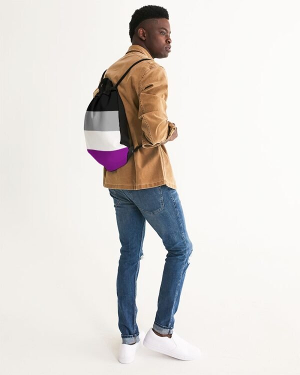 Asexual Pride Flag Canvas Draw String Bag