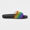 LGBTQ+ Flag Men’s Slide Sandals