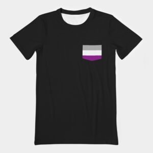 Asexual Pride Flag Pocket Tee