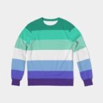 MLM Gay Flag Men’s Classic French Terry Crewneck Pullover