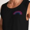 Bisexual Rainbow – Black – Men’s Sport Tank