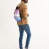 Bigender Pride Flag Canvas Draw String Bag