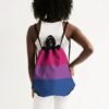 Bisexual Pride Flag Canvas Draw String Bag