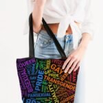 LGBTQ+ Canvas Zip Tote